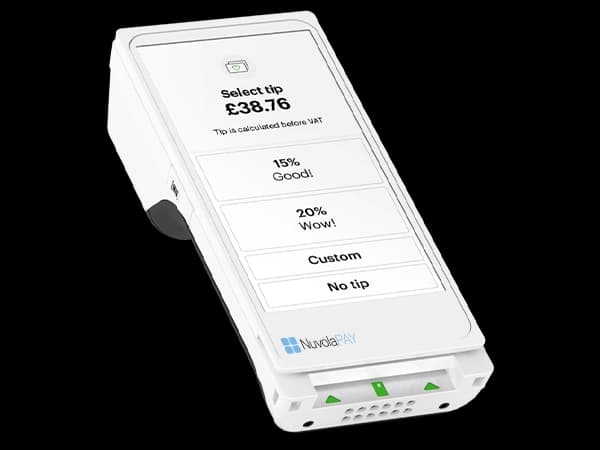 NuvolaPAY card machine for pubs